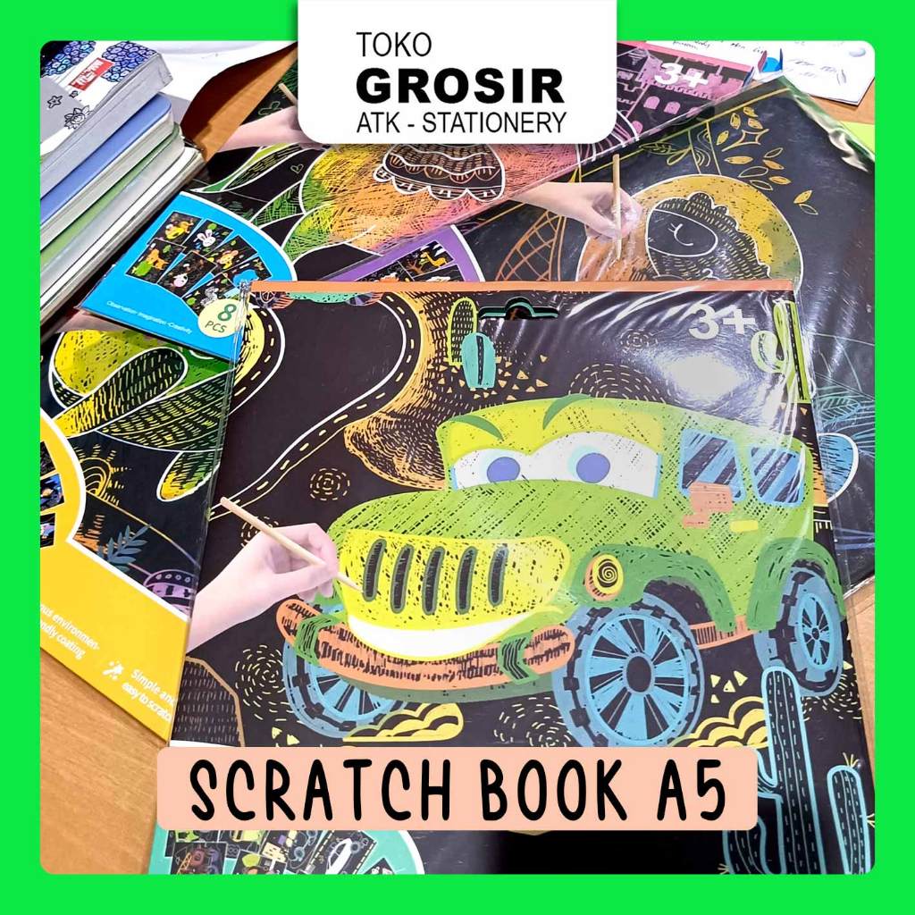 

Buku Magic Scratch Book A5 Isi 8 Macam Gambar
