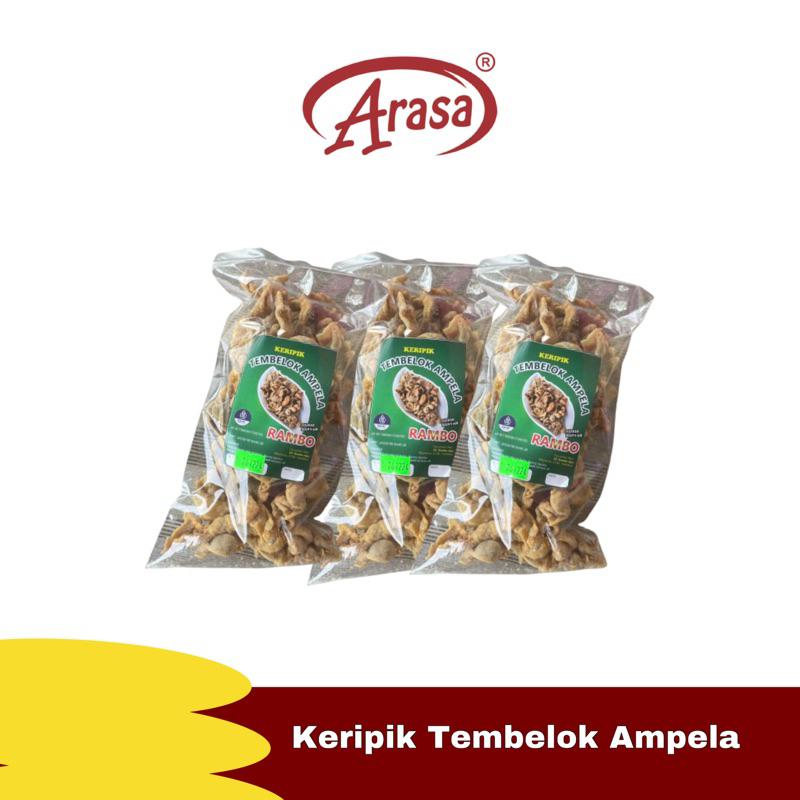 

Keripik Tembelok Ampela Gurih dan Asin