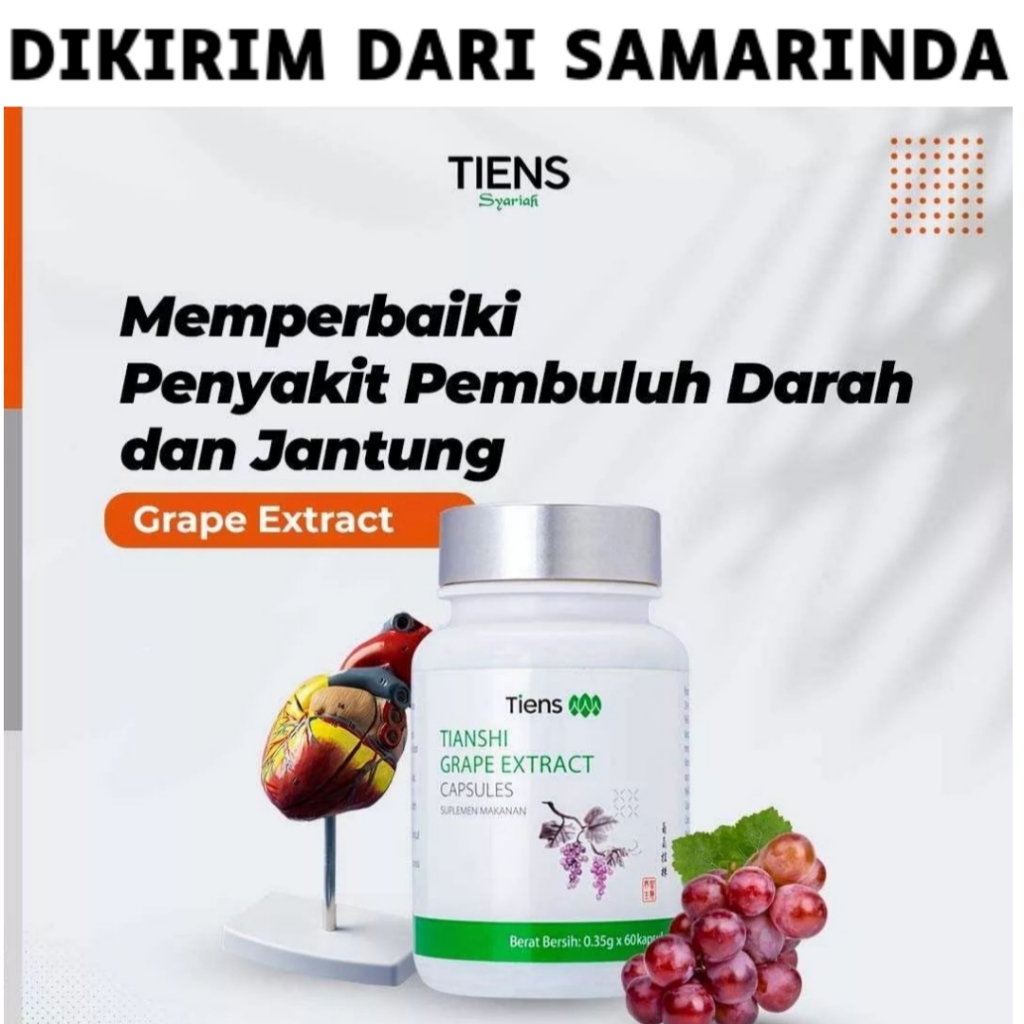 Tiens Samarinda | Tiens Grape Extract | Nutrisi Untuk Vertigo | Penyumbatan Pembuluh Darah | Origina