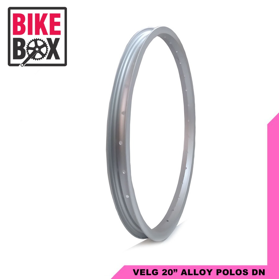 UNITED RIMS / VELG SEPEDA 20" ALLOY POLOS DN SILVER