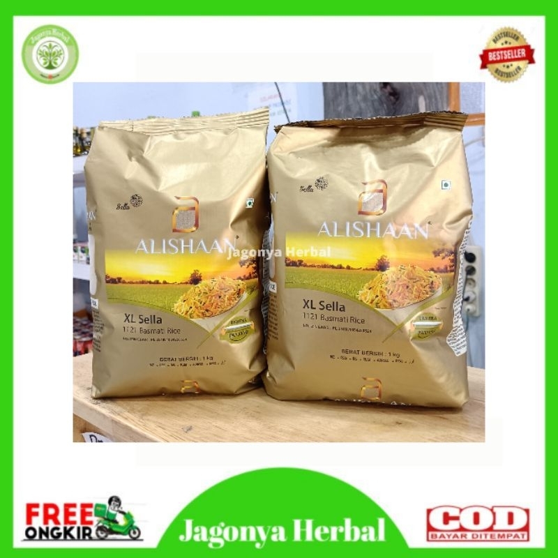 

BERAS BASMATI ALISHAAN 1 KG XL SELLA 1121 INDIA
