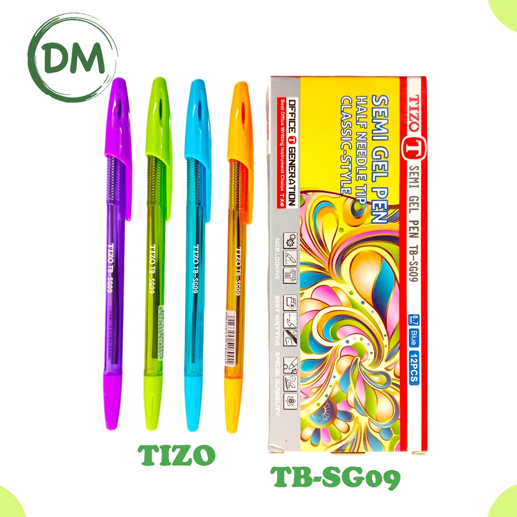

BP Bolpen Semi Gel Tizo TB-SG09 / TB-SG09 Semi Gel Pen
