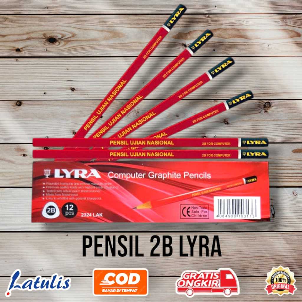 

Pensil Ujian Lyra 2B Per pack