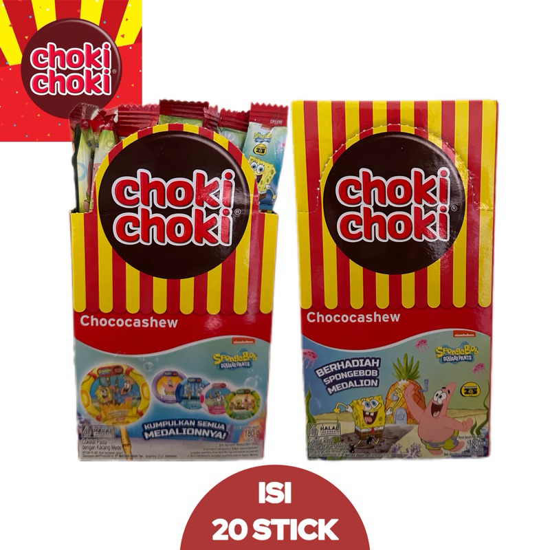 

Choki Choki Cokelat Pasta Stick ( isi 20 )