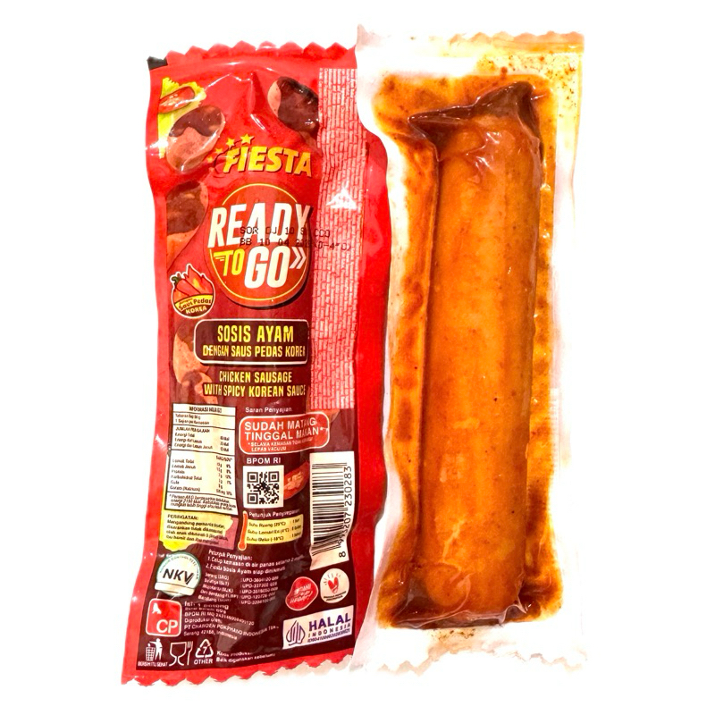 

Fiesta Sosis Ayam Ready To Go Saus Pedas Korea 60g