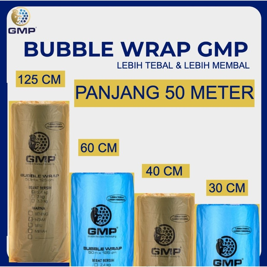 

Bubble Wrap Bubblewrap GMP 2,3 KG & 2,6 KG & 3 KG & 3,3 KG bukan merk dkm rusfet mp mulia pack cibinong bogor depok