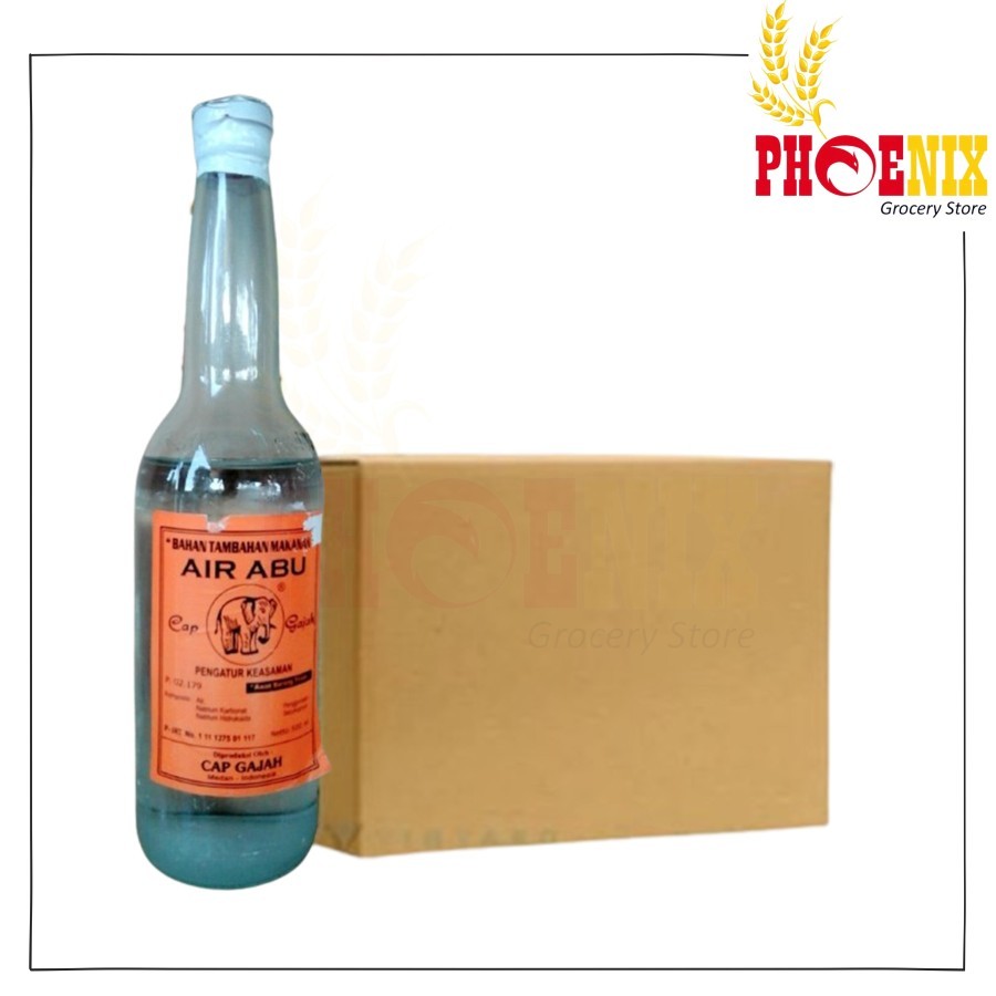 

Air Abu Cap Gajah 1 dus isi 12 botol @500 gram