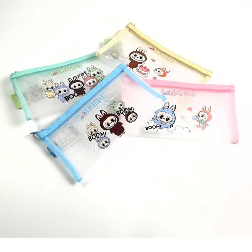 

Harga Grosir 1pcs Tempat / kotak/ zipper Bag Pensil A6-230 uk 22X12cm transparan karakter