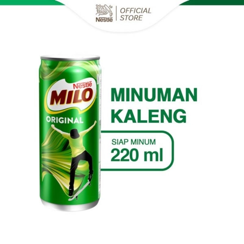 

NESTLE Milo Activ-Go Original Minuman RTD susu kaleng 220ml