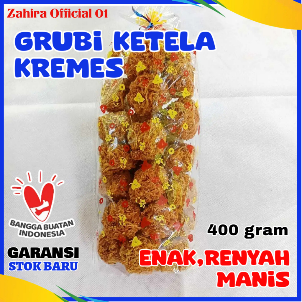 

Grubi Kremes Khas Jawa Tengah Jajanan Jadul 400 Gram