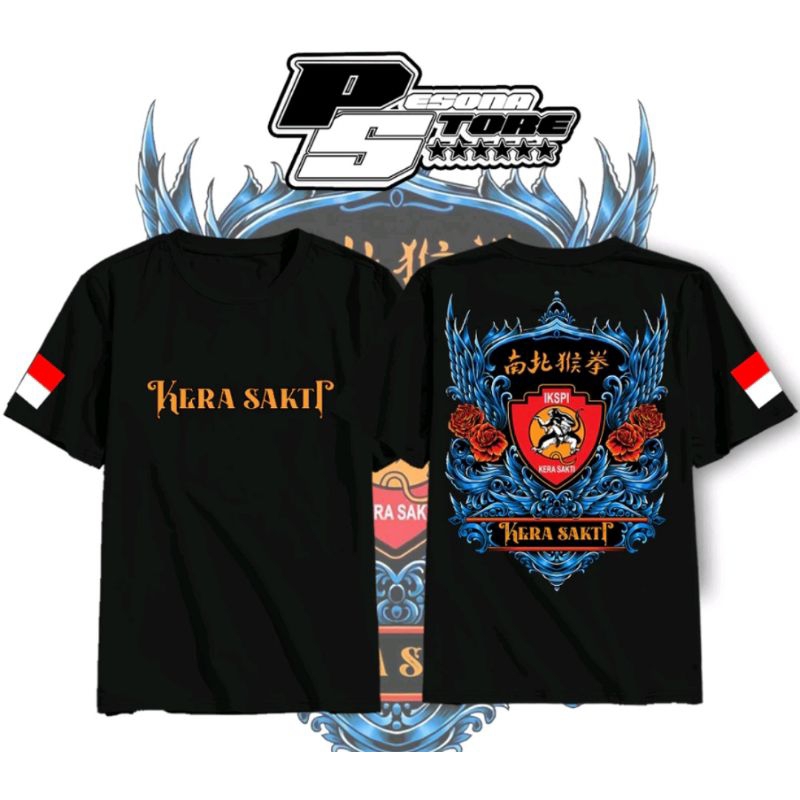 Kaos Kera Sakti Ikspi Bingkai Biru