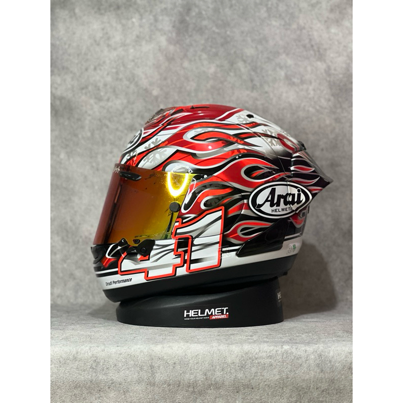 arai rx7x haga fire second