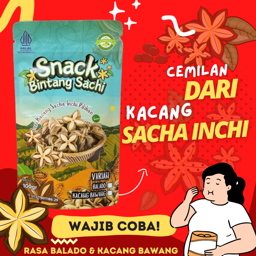 

Cemilan Kacang Sacha Inchi