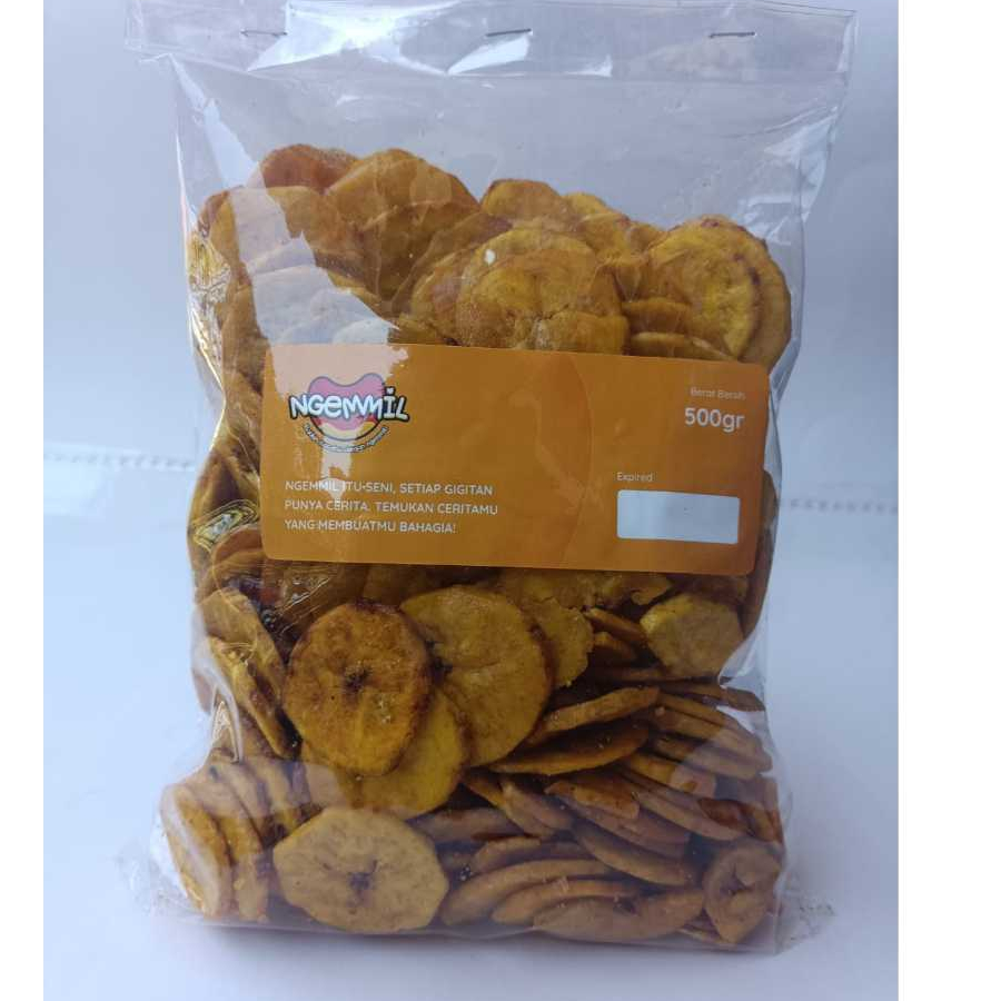 

NGEMMIL KERIPIK PISANG MANIS 500 GRAM