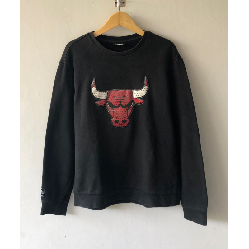 Crewneck Chicago Bulls NBA Vintage Logo 3D