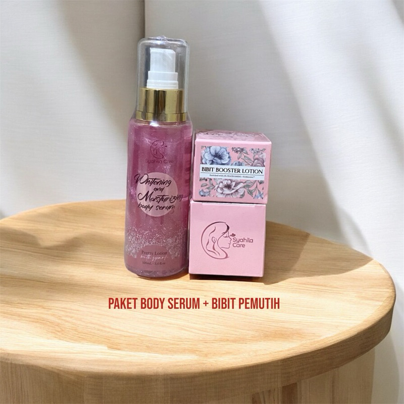 PAKET BODY SERUM + BIBIT PEMUTIH SYAHILA CARE
