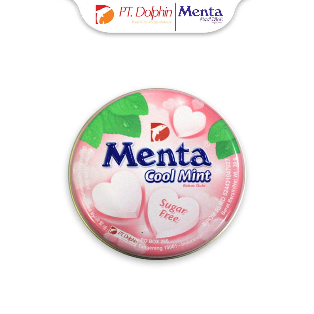 

Menta Peppermint Can - Permen Menta - Permen Mint (Bebas Gula) - Mint