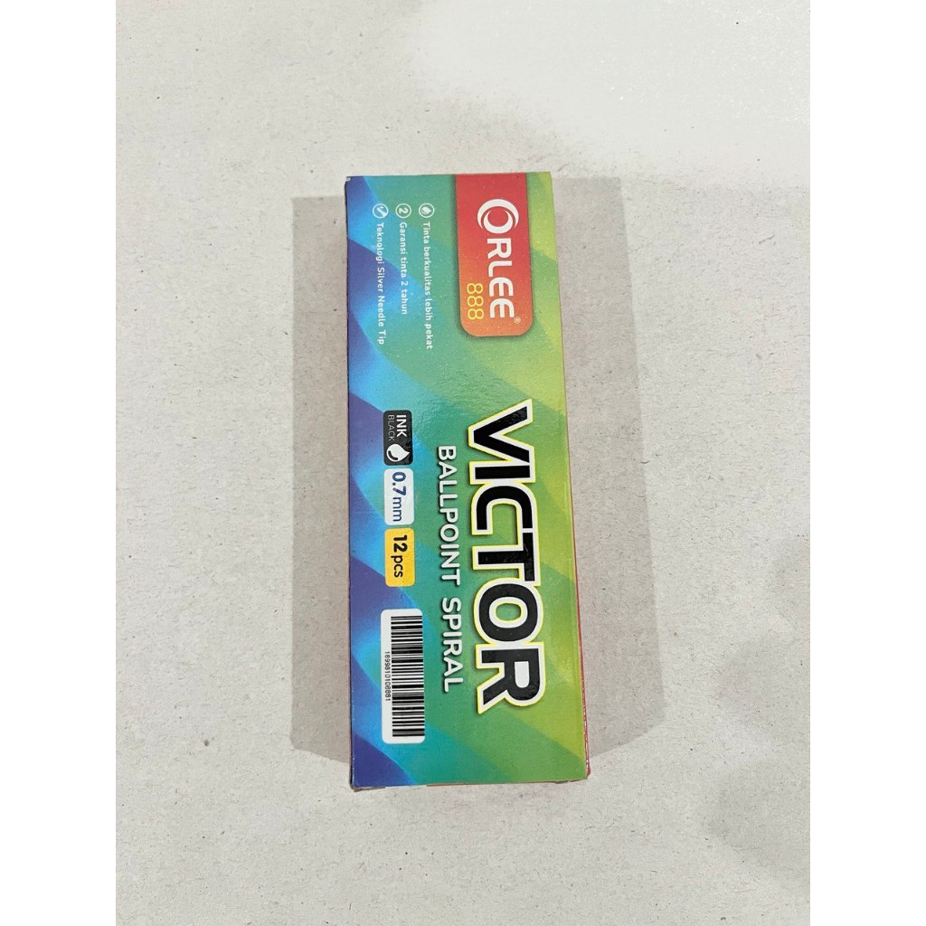 

Bolpoin / Bolpen Spiral Orlee Victor 888 (1 Biji/ pcs)