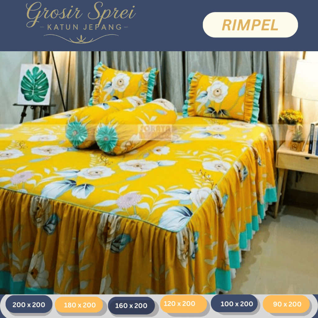 PENAMBAHAN RUMBAI SAJA seprei rumbai sarung bantal guling set perlengkapan kamar tidur seprei aesthe