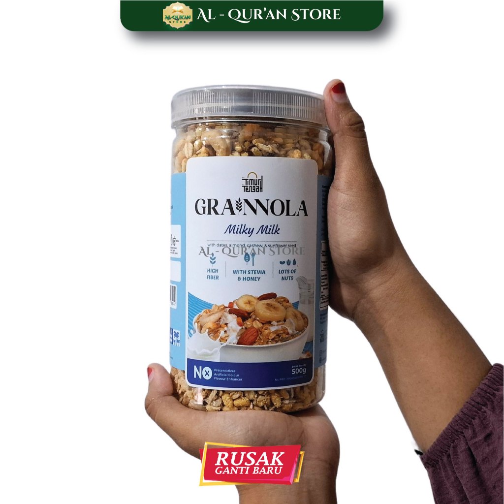 

Timur Tengah Combo Granola Diet Granola Vanilla & Honey 500 Gram Premium Makanan Cemilan Sereal Sehat High Quality Timur Tengah Outmeal Sereal Gandum Utuh Kismis Kurma Almond Mede Mete 500 Gr Oat Oatmeal Makanan Oats Sarapan Granova Murah Tanpa Gula