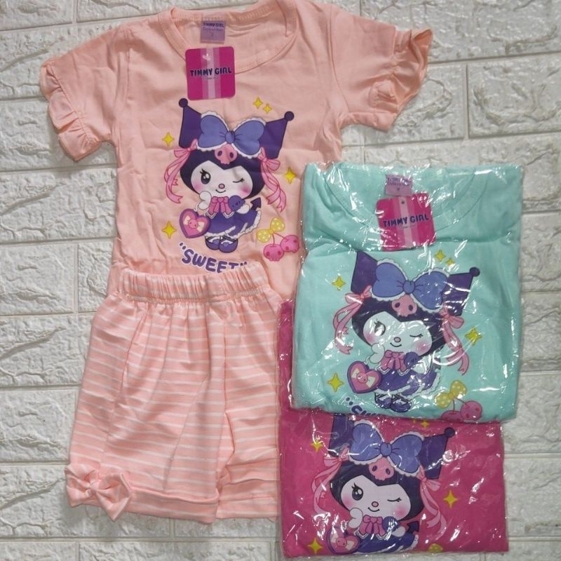 timmy girl xl celana pendek  print
