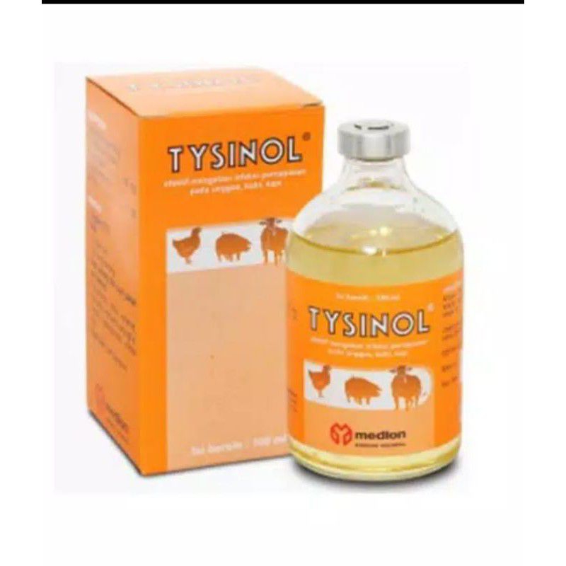 TYSINOL 100 ML CAIR ANTIBIOTIK UNGGAS, BABI, SAPI