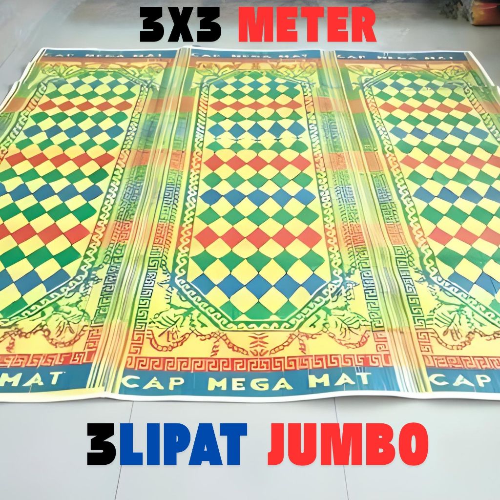 Tikar plastik Jumbo Ukuran 300x300 meter