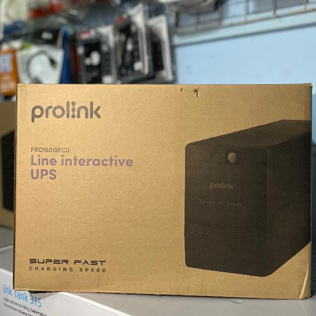 PROLINK Line Interactive UPS PRO1501SFCU