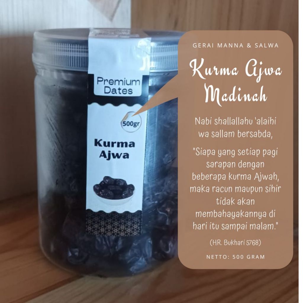 

Kurma Ajwa Madinah 500 gram