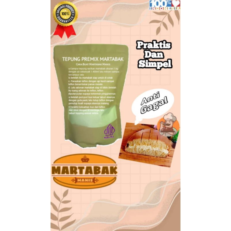 

HARGA PROMO....!!!tepung premix martabak manis, kemasan @1kg