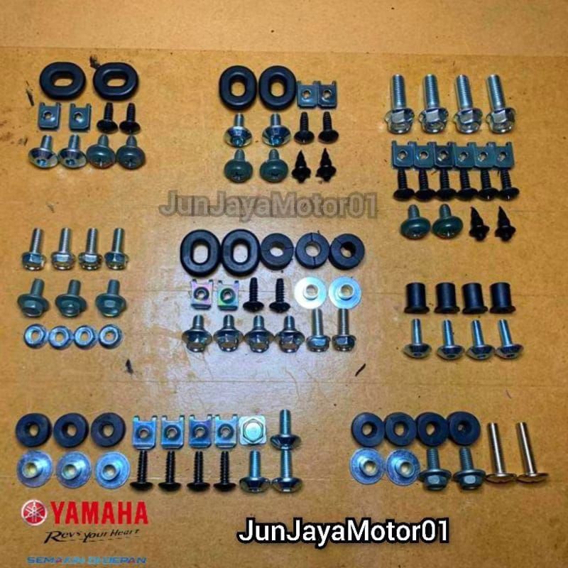 Baut full body Motor Vixion new Lightening / Full lengkap baut body