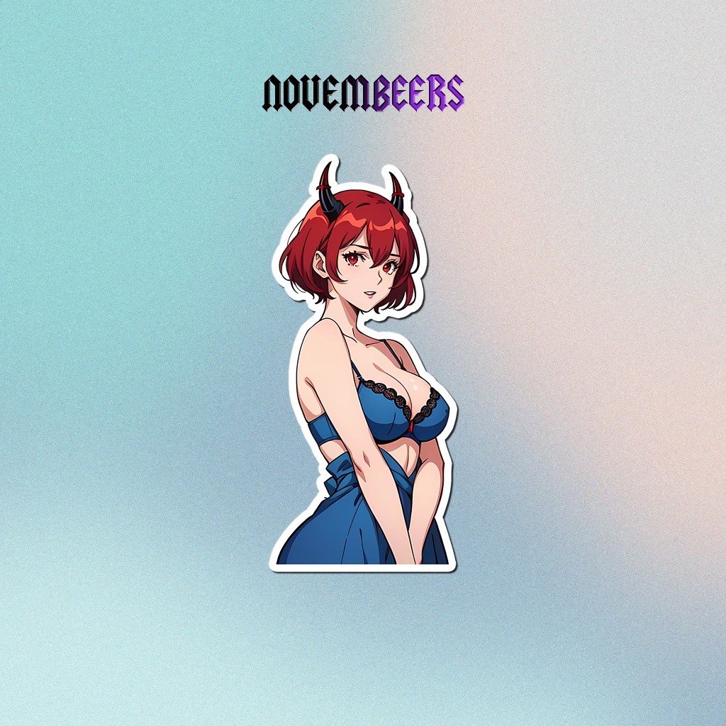 

Stiker Vinyl Anime Blue Devil Sticker Vinyl Glossy Anime