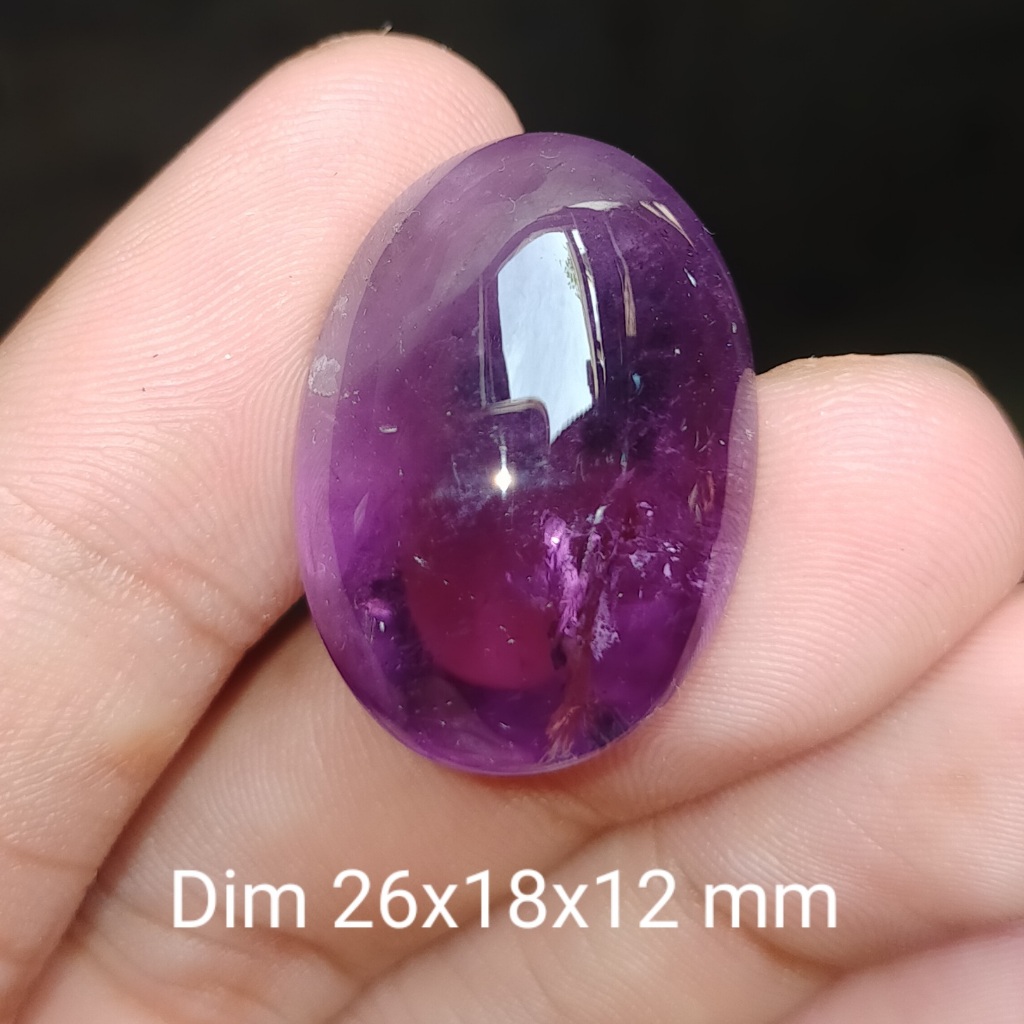 BATU KECUBUNG UNGU TERONG ASLI NATURAL BERSERAT cek batu lainnya yaman api wulung opal bacan permata