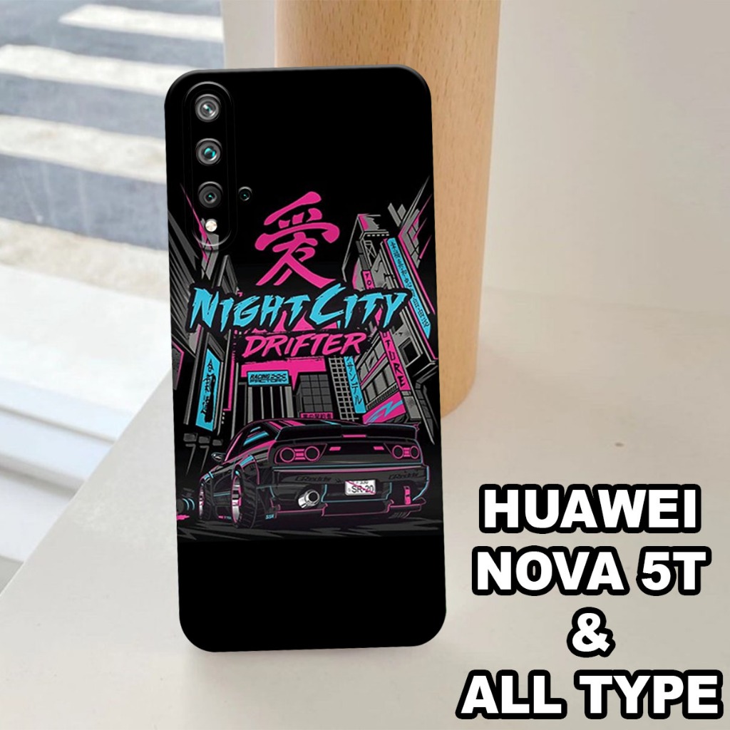 G48 - Silikon HUAWEI NOVA 5T - Softcase pro camera HUAWEI NOVA 5T - Motif COWOK - Bahan  Karet Lentu