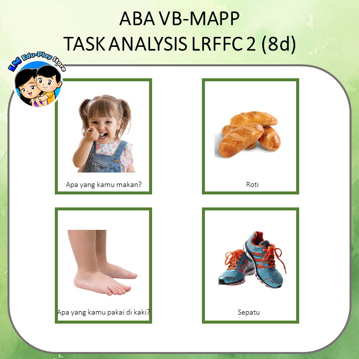 Kartu Belajar ABA-VB Task Analysis LRFFC Level 2 (8d)