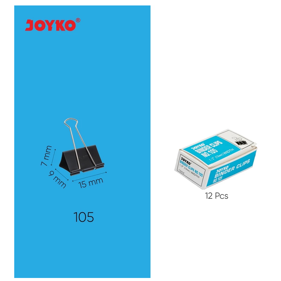 

BINDER CLIP JOYKO 105 ~ 155