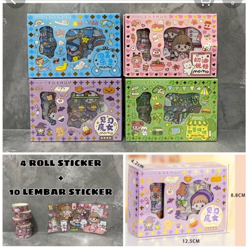 

Sticker Momo Roll , Stiker Roll
