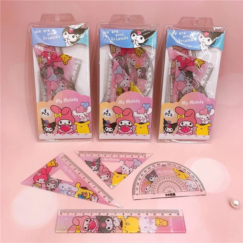 

Penggaris set 1 paket 4 in 1 karakter sanrio