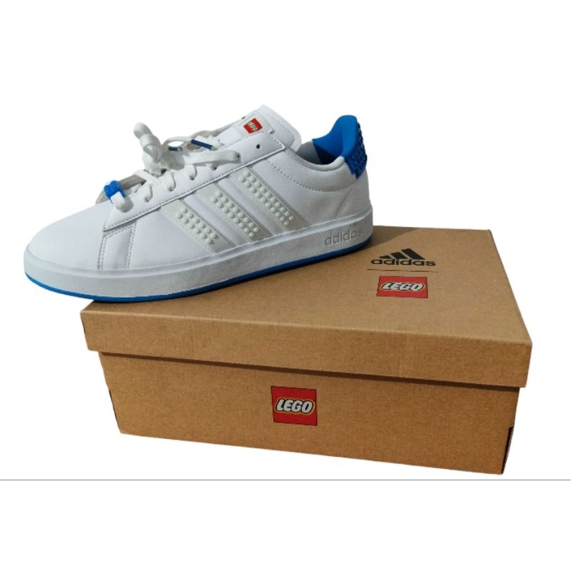 Sepatu Adidas Original Size 46 Tennis Grand Court x Lego / Ukuran Besar Jumbo