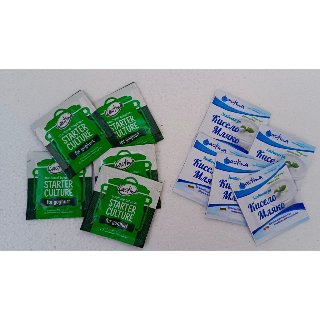 

RB22 Bibit yogurt Lactina Original "kental dan padat jika dipadukan dengan lacto b+