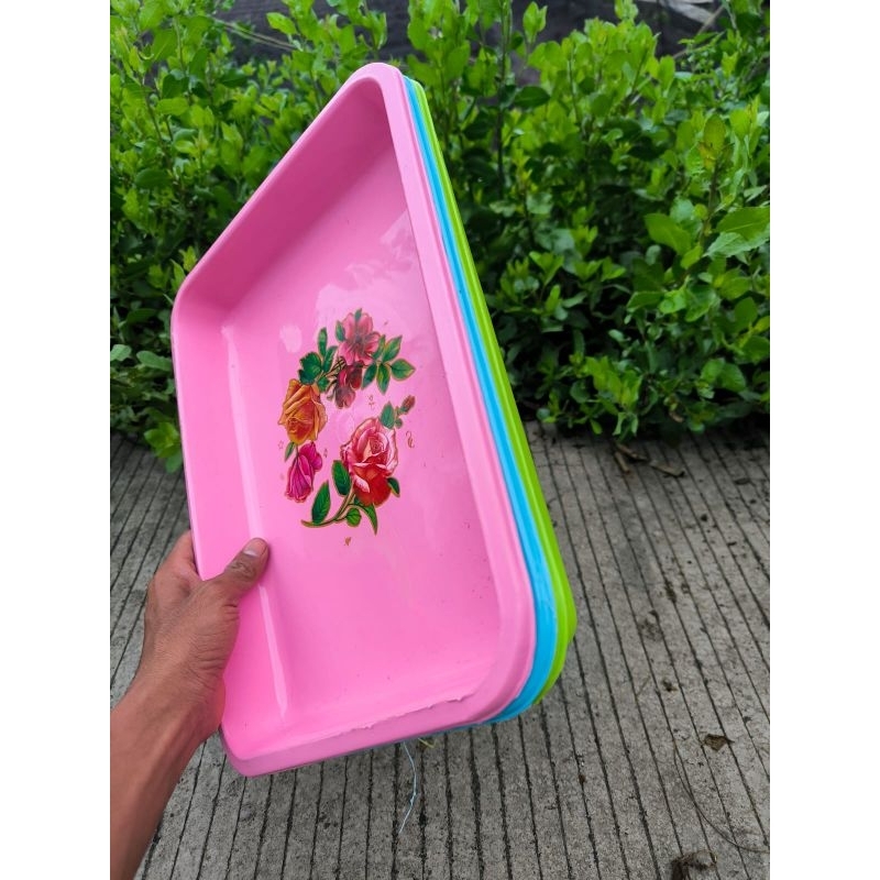 (6 pcs) Nampan Segi Nampan Cantik Nampan segi 04 TTM 8D
