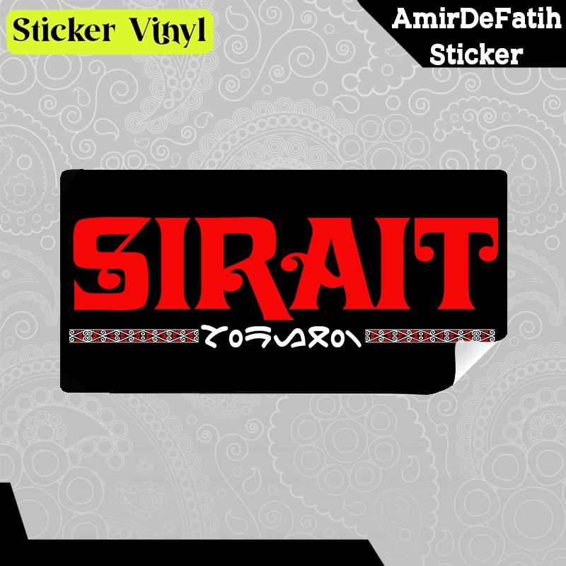 

Stiker Sticker Sirait Marga Batak Bahan Vynil Tahan Air Bisa Custom Satuan Amir De Fatih