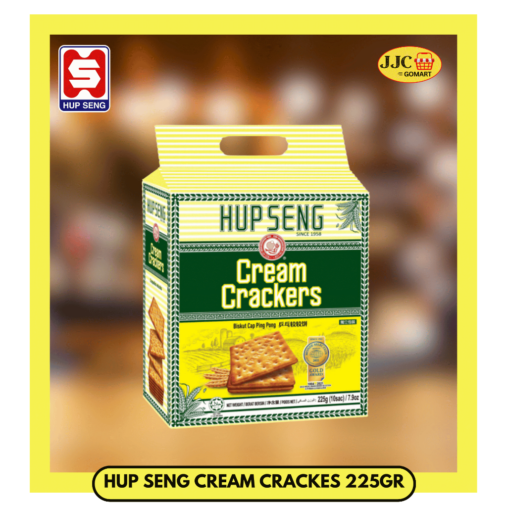 

Hupseng Cream Crackers 225gr | Cream Crackers