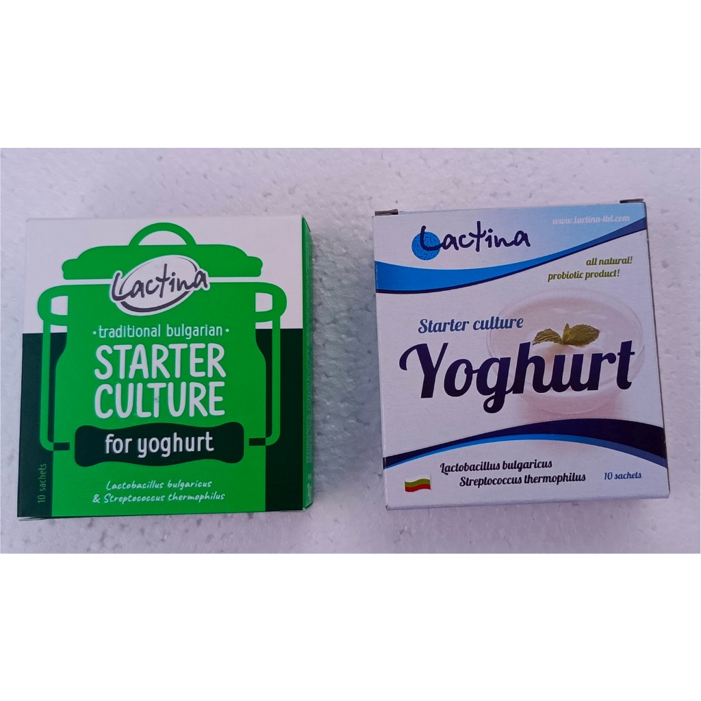 

BIBIT YOGHURT "LACTINA" 1 dus, isi 10 such.