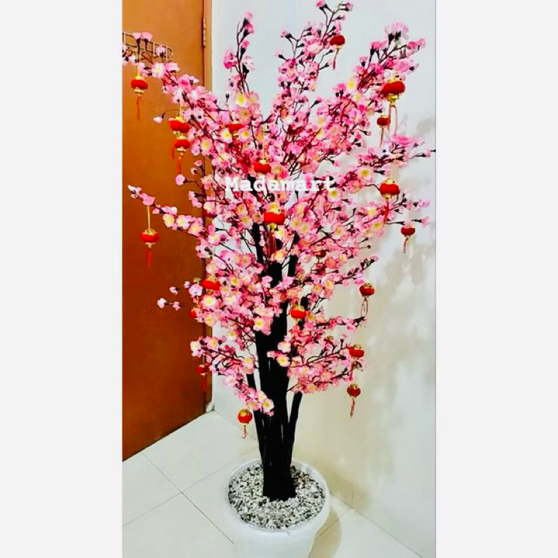 Pohon sakura meihua pohon imlek artificial