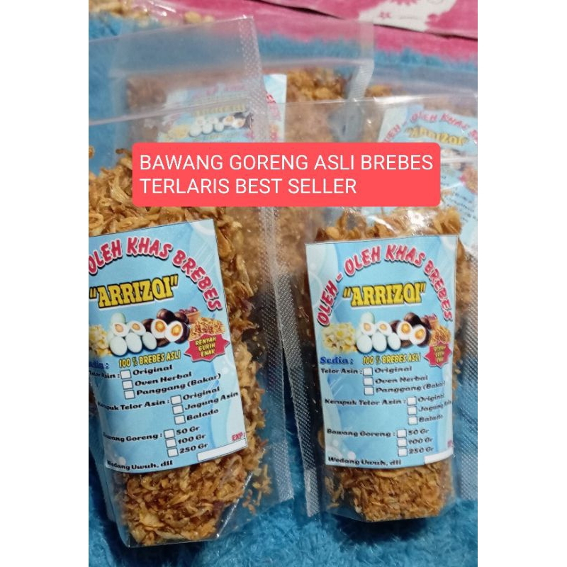 

BAWANG GORENG KHAS BREBES ENAK,GURIH& RENYAH 50gr