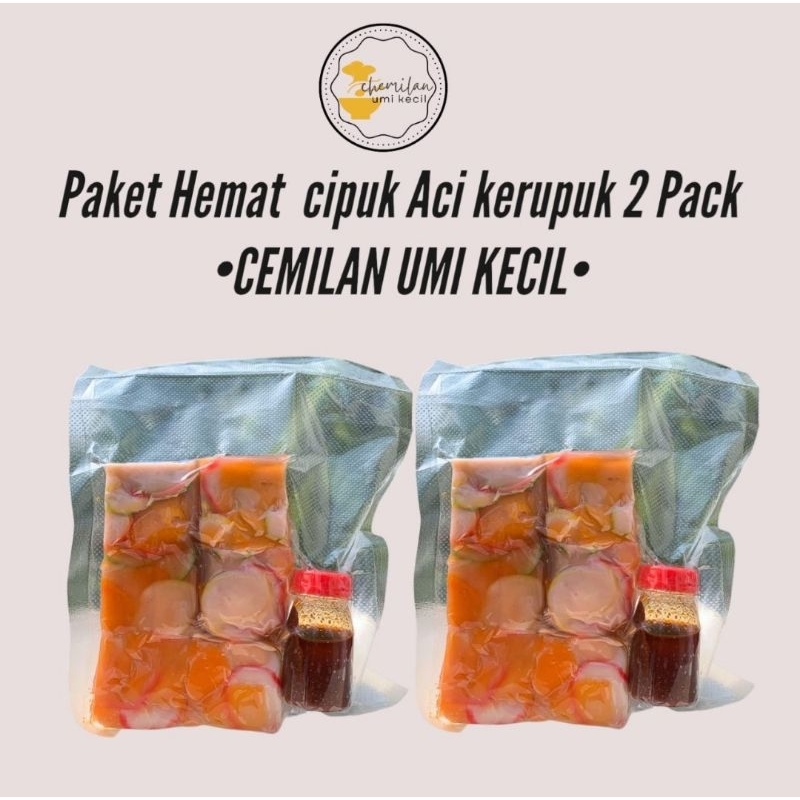 

PAKET HEMAT 2 PACK CIPUK ACI KERUPUK | CEMILAN UMIKECIL Termurah
