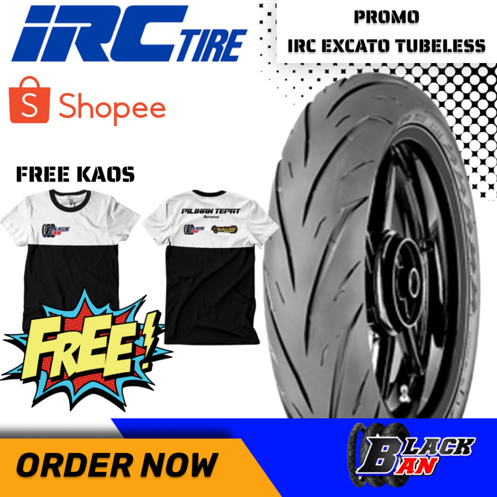 PROMO BAN IRC EXCATO 130/80-17 TUBELESS