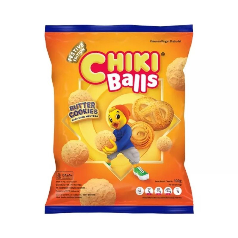 

Chiki balls butter cookies 55 gram