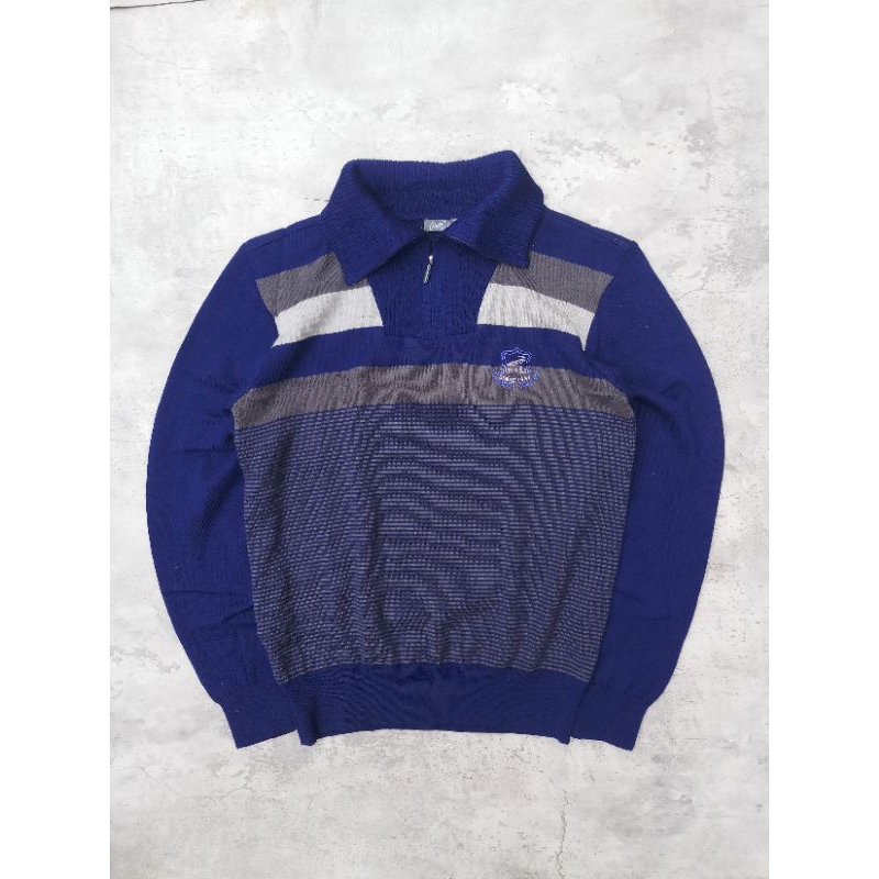 Knitwear crocodile second | knitwear halfzip pria basic polos casual old money | knit rajut cardi